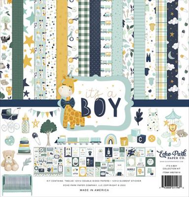 ECHO PARK It’s A Boy 12x12 Inch Collection Kit