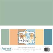 Echo Park Our Baby Boy Coordinating Solids Paper Pack 30x30cm