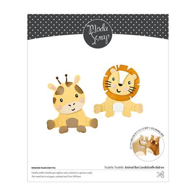 MODASCRAP FUSTELLA - ANIMAL BOX LION & GIRAFFE ADD-ON