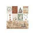 Florileges Kit Carte HISTOIRES D'HIVER 30x30cm