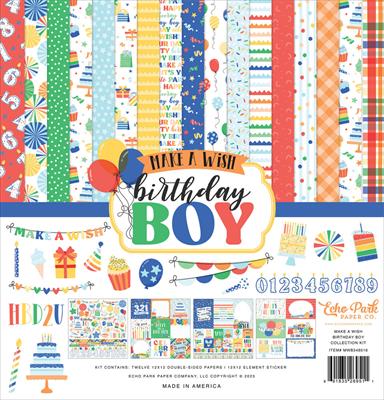 Make A Wish Birthday Boy 12x12 Inch Collection Kit