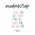 MODASCRAP FUSTELLA - TROPICAL ALPHABET MSF 1-271