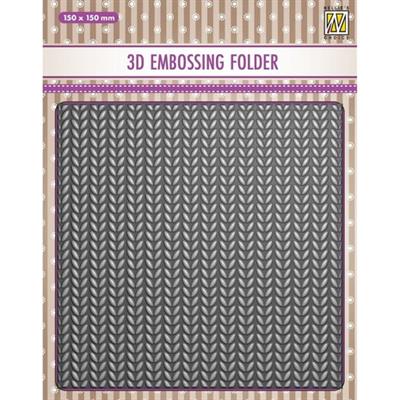 3D Embossing Folder Knitting