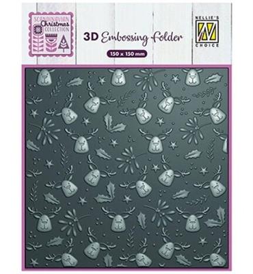 3D Embossing Folder Moose