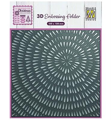 3D Embossing Folder Sliced Wood