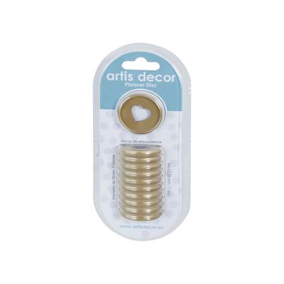 disco per rilegatura 32 mm - oro 
													11 pz