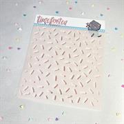 Confetti Stencil Stencil (T4T/753/Con/Ste)