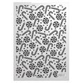 A Candy Cane Christmas 3D Embossing Folder Sweet Festivities (5536e)