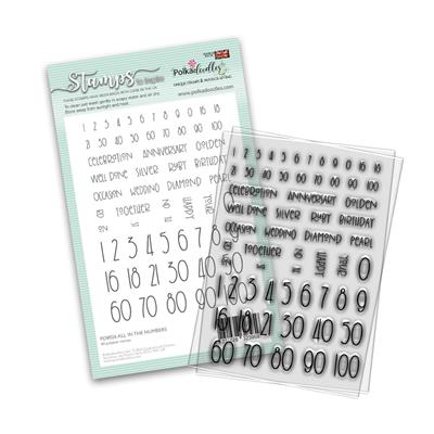 All In The Numbers Clear Stamps (PD8026)