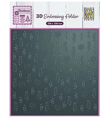 3D Embossing Folder Leaves