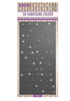 3D Embossing Folders Stars & Dots