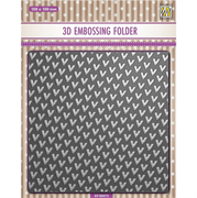 3D Embossing Folders Background Hearts