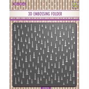 3D Embossing Folder Christmas Trees