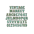 Bigz XL Die by Tim Holtz Alphabet Vintage Market