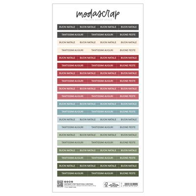 MODASCRAP SENTIMENT STRIPS - TRADITIONAL CHRISTMAS