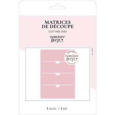 Die/ Matrice de découpe 'Florilèges Design - La vie en rose' Pochette à souvenirs