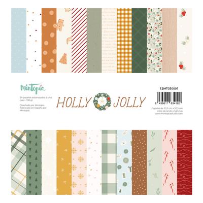 Mintopia HOLLY JOLLY Paper Pad 30x30cm