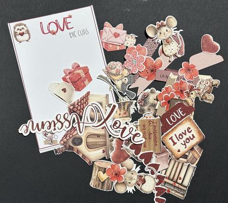 DIE CUTS COLLEZIONE LOVE 
													LA SOFFITTA DELLE CREAZIONI