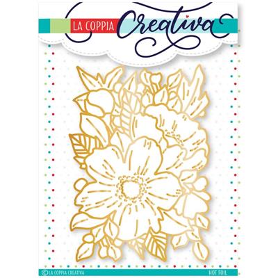 HOT FOIL SFONDO CON FIORI