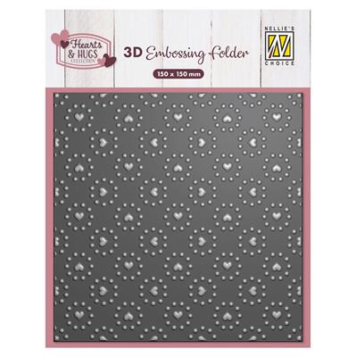 embossing folder cuori