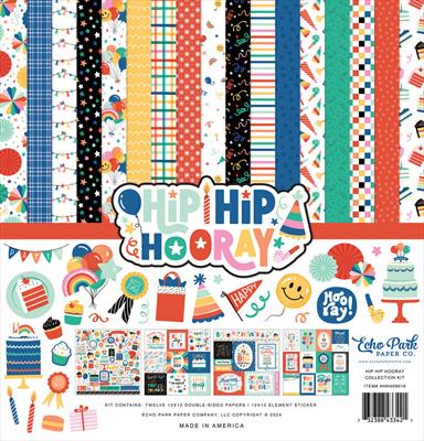 Hip Hip Hooray 12x12 Inch Collection Kit